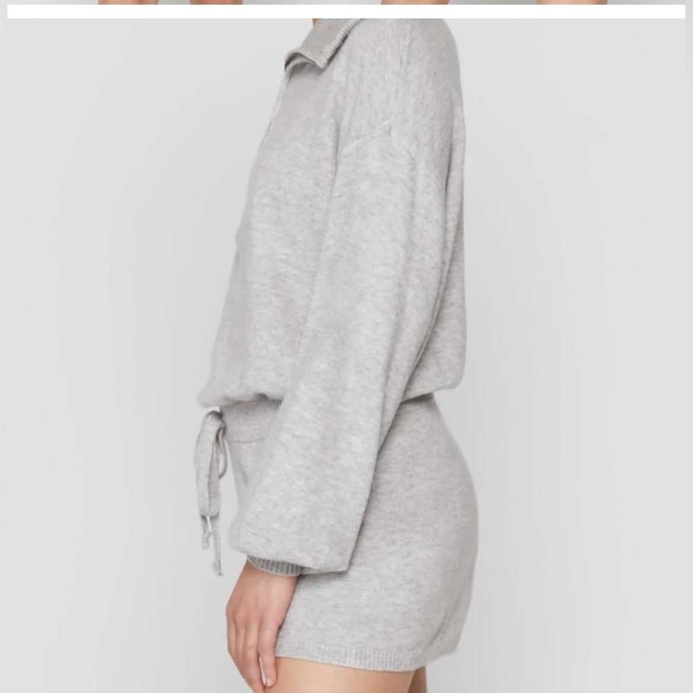 NWT Spiritual Gangster Super Soft Funnel Neck Romper Knit Sweater Jumpsuit XS - Picture 4 of 16